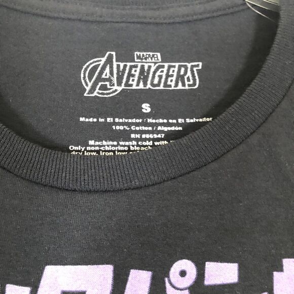 Marvel Avengers Mens Black Panther T Shirt Short Sleeve Size Small - Picture 4 of 6